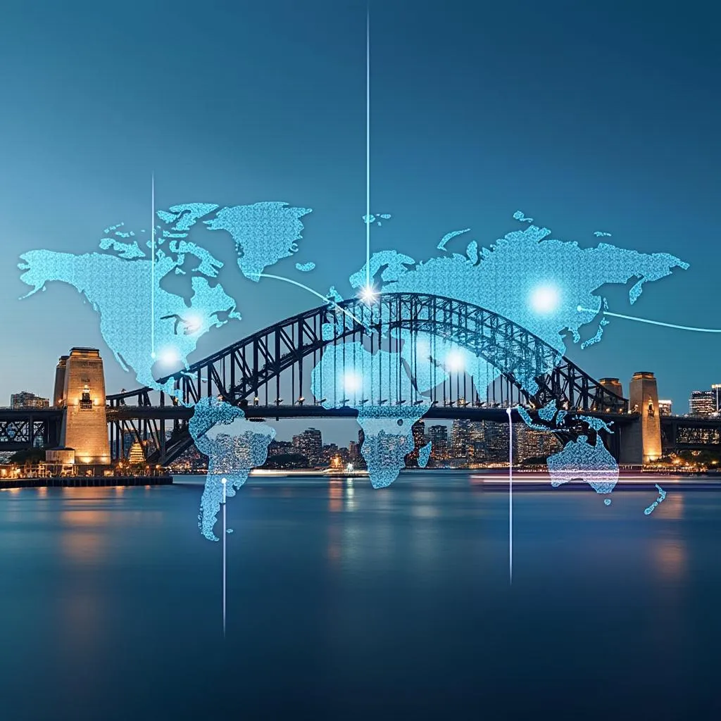 Sydney skyline representing Australian business growth